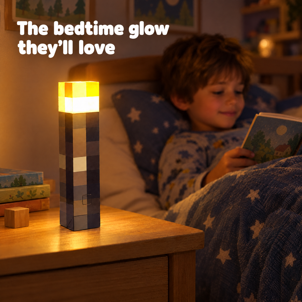 Pixel torch as a bedside night light